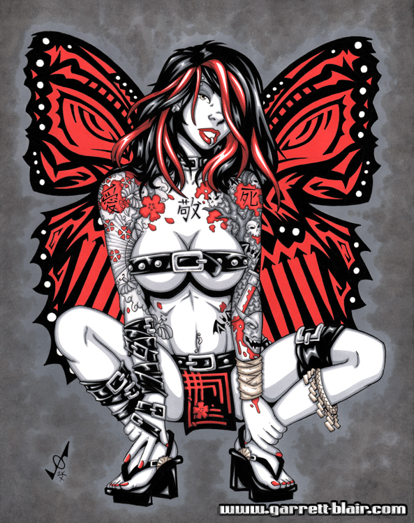 Madame Butterfly II - Large Print