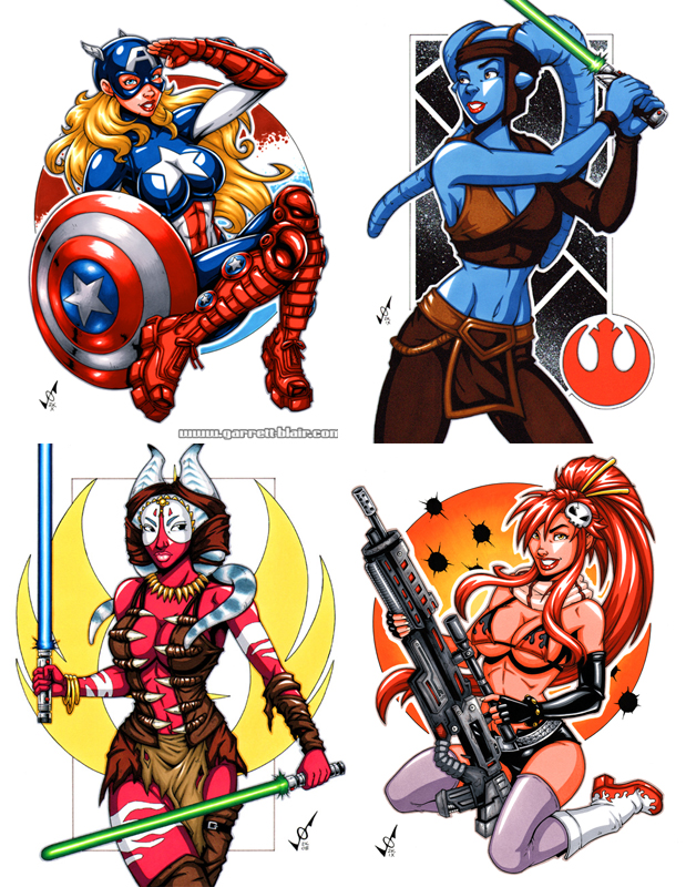 11x14 One Character Color Commission