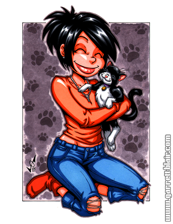 Kitty Love - Art Print