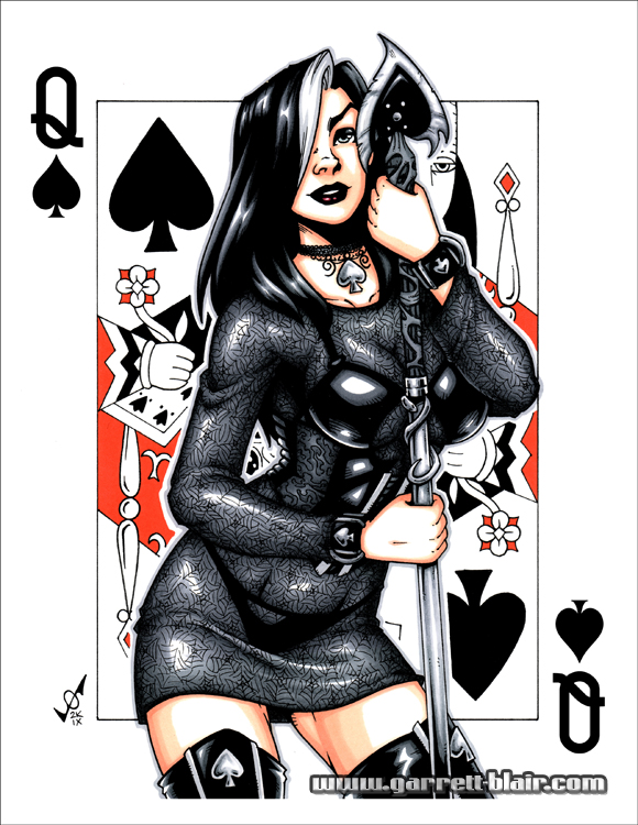 Queen of Spades 2009 - Art Print
